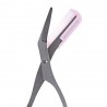 Women Eyebrow Trimmer Groomer with Comb Cutting Scissor