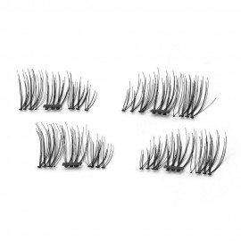 4pcs 3D Magnetic False Eyelashes Natural Soft Makeup Reusable Magnet Extension