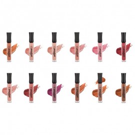 POPFEEL 12-color Matte Nude Lip Gloss