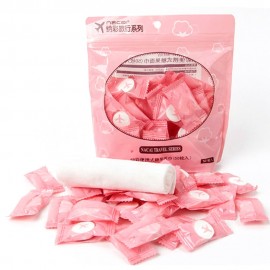 50PCS Travel Disposable Towel Magic Compressed Face Makeup Cleansing