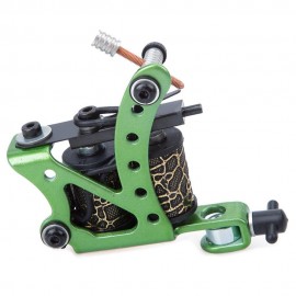 Carbon Steel Tattoo Machine Gun 8 Wraps Coils Liner