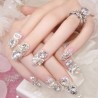 Shining Gem Bridal Nail Patch