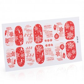 12 Color 3D Stereo Christmas Manicure Jewelry Decal Nail Sticker