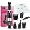 Kemei Dry Battery Electric 4-in-1 Multi-function Eyebrows Nose Hair Trimmer Shaver Suit