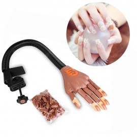 Professional 1 Hand + 100 Tips Nail Trainer Tool