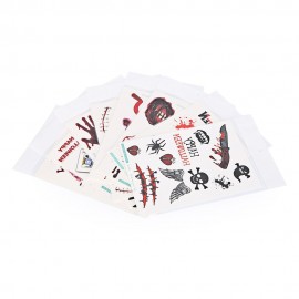 Diverse Waterproof Temporary Bloody Tattoo Stickers