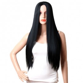 Long Center Parting Straight Capless Synthetic Wig