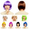 Women Short Bob Wigs Cosplay Party Costume