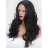 Long Wavy Synthetic Wig with Middle Parting