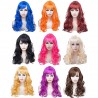 Women Long Big Wavy Hair Wigs Cosplay Party Costume