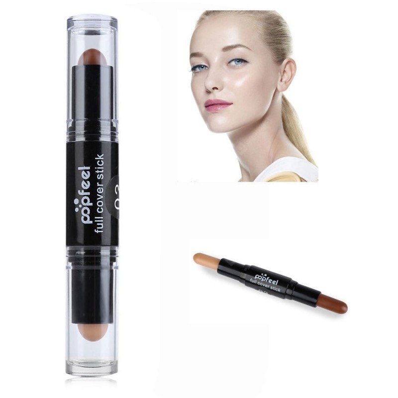 Double Head Natural Full Cover Long Lasting Smooth Concealer