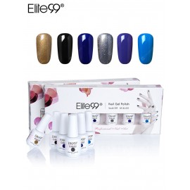 Elite99 6Pcs UV LED Soak Off Gel Nail Polish Kit