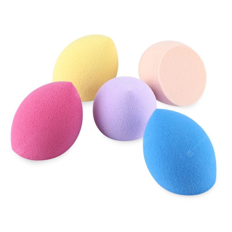 Huamianli 5pcs Mixing Sponge Makeup Cosmetics Puff