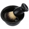 Beauty Tool Acrylic Frame Shaving Brush Set for Man