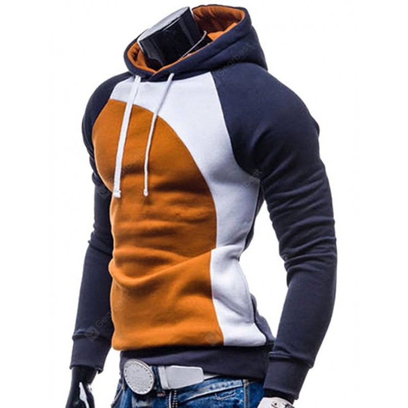 Raglan Long Sleeve Hoodie for Men