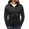 Slim Hooded Solid Color Full Zipper Hoodie