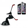 ZIQIAO 360 Degrees Rotation Universal Car Suction Mount Cell Phone / GPS Holder  -  BLACK