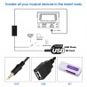 USB-TYT01 Toyota 2×6P USB+AUX Audio Adapter