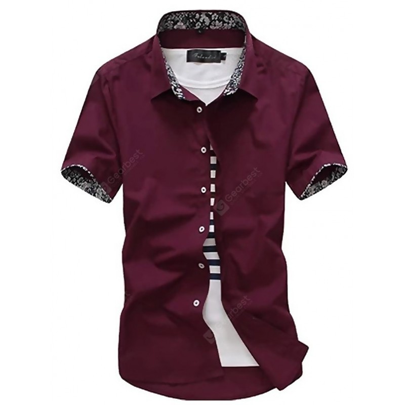 Short Sleeve Slim Fit Shirt