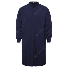 Stylish and Simple Long Men Shirt Robe