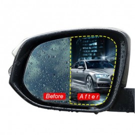 2Pcs Car Anti Fog Rainproof Rear View Mirror Window Protective Film  Nano Coating