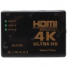 4K Mini HDMI Switch Splitter Box with Remote Control