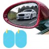 2PCS Car Rearview Mirror Oval Rain Film