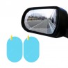 2PCS Car Rearview Mirror Oval Rain Film