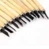 BU 12 Pcs Handy Wood Carving Art Mini Chisels Set Sculpture DIY Craft Tool New