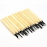 BU 12 Pcs Handy Wood Carving Art Mini Chisels Set Sculpture DIY Craft Tool New