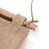 Practical 5 Pockets Jute Wall Hanging Bag