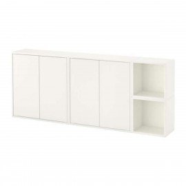 Eket Wall-Mounted Cabinet Combination White 175X25X70 Cm