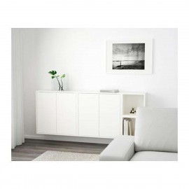 Eket Wall-Mounted Cabinet Combination White 175X25X70 Cm