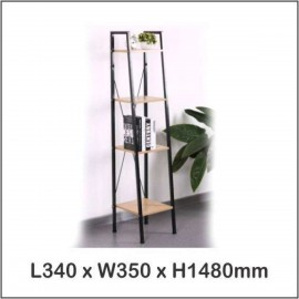 Multi Purpose Shelf 4 Tier / Living Room Shelf / Bookshelf 1500