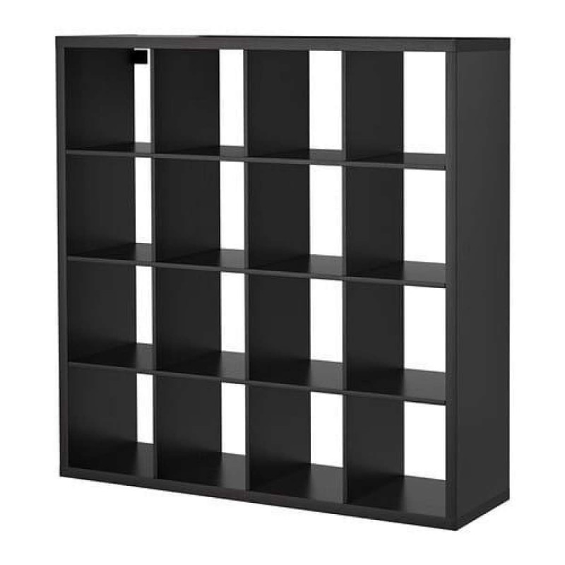 Kallax Shelving Unit Black-Brown 147X147 Cm