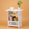 White WPC board Storage Cabinet Shelf waterproof mildew proof