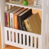 White WPC board Storage Cabinet Shelf waterproof mildew proof