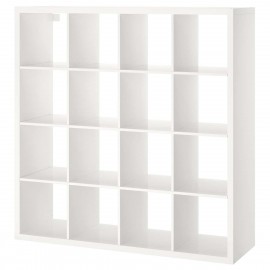 Kallax Shelving Unit High-Gloss White 147X147 Cm