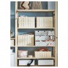 Ivar 4 Sections/Shelves/Cabinet Pine White 344X30X226 Cm