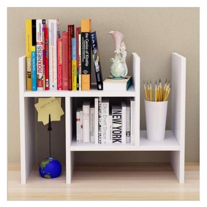 " Ready Stock " Portable Office Table Book Shelf Magazine Document Book Rack