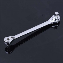 1/4 "+ 3/8" Ratchet wrench 2 IN 1 key 72 teeth chrome vanadium steel fast wrench screwdriver wrench