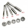 12Pcs/Set Metric Adjustable Taps Dies Wrench Handle Tap And Die Kit M3-M12 Screws