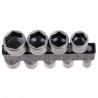 9pcs/set 5mm-13mm 1/4inch DIY Hex Shank Socket Sleeve Nozzles Nut Driver Bit Set Drill Bit Adapter for Woodworking Power Tool