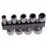 9pcs/set 5mm-13mm 1/4inch DIY Hex Shank Socket Sleeve Nozzles Nut Driver Bit Set Drill Bit Adapter for Woodworking Power Tool