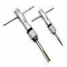 Ratchet Tap Wrench 2pc Set Reversible Tap and Die M3 - M8 M5 - M12 T Bar