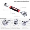 48 In 1 Multipurpose Bolt Wrench 360 Degree Rotation Spanner Universal Wrench