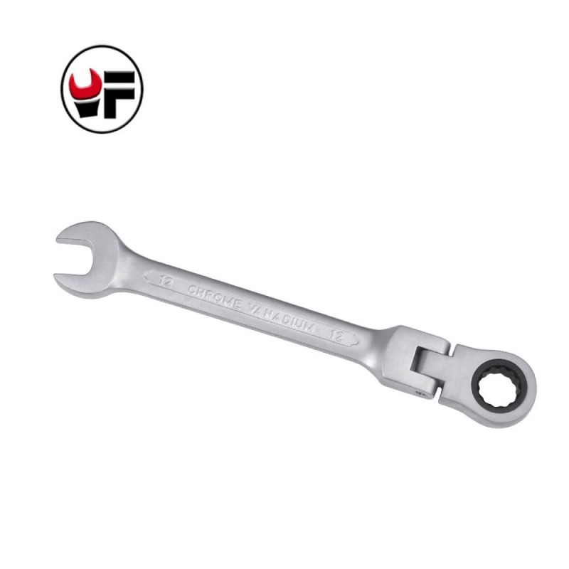 12mm Flexible Head Ratchet Spanner Combination wrench a set of keys gear ring wrench ratchet handle tools  YF066