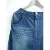 Elastic Waist Solid Color Loose Casual Harem Jeans