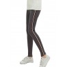 Side Striped Thicken Warm Velvet High Stretch Slim Leggings Pants