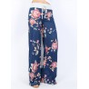 Casual Loose Flower Printed Women Pants